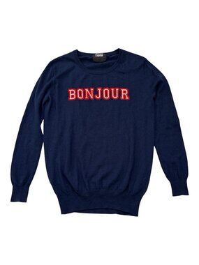 Marcus Lupfer - Bonjour/Au revoir Sweater - Merino Wool - Sz M